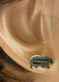 Hopi Overlay B�r Ohrstecker