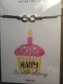 Letter for you Armband Infinity 401293 Sterlingsilber 925 mit Textil