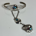 B�rentatzen Slave Bracelet Sklaven Armband Navajo