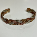 Kupfer Messing Silber Armreif Navajo Handarbeit