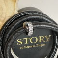 Story by Kranz & Ziegler Charm Anh�nger Roller Ring rhod. Silber 6208292