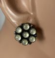 Perlmutt Bl�ten Cluster Navajo Handarbeit