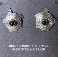 Schildkr�ten Ohrstecker mit Onyx Navajo Handarbeit