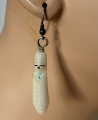 Carved Zuni Maiden Perlmutt Ohrh�nger Zuni Handarbeit