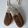 Baby Fausthandschuhe aus Lammfell