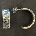 Kokopelli Ohrstecker T�rkis Creole Indianerschmuck