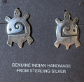 Schildkr�ten Overlay Ohrstecker Hopi