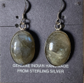 Labradorit Ohrh�nger Navajo Indianerschmuck