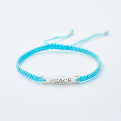 Letter for you Armband Peace 401236 Sterlingsilber Textil