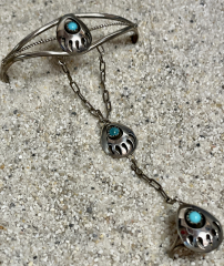 B�rentatzen Slave Bracelet Sklaven Armband Navajo