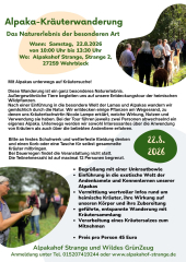 Alpaka Kr�uterwanderung am 22.8.2026