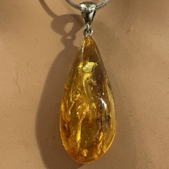 Natur Bernstein Anh�nger in Tropfenform 1043