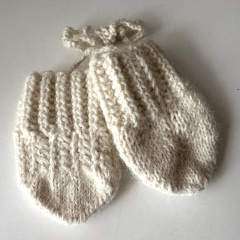Baby Handschuh aus 100% Alpaka