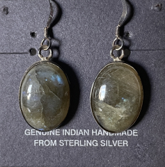 Labradorit Ohrh�nger Navajo Indianerschmuck